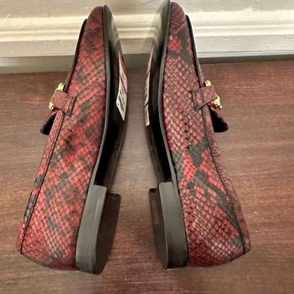 Roberto Cavalli snakeskin embossed horsebit leather slip-on loafer size EU 35 - Picture 14 of 15